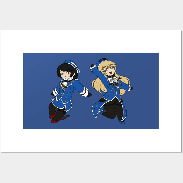 Heavy Cruiser Sisters Wall Art by amarysdesigns